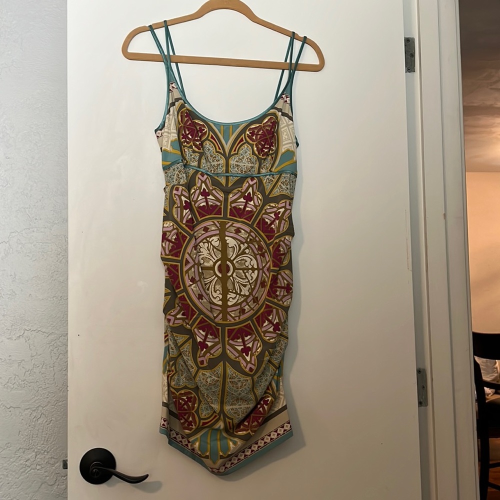 Vintage Nicole Miller Collection double strap mini dress, excellent condition